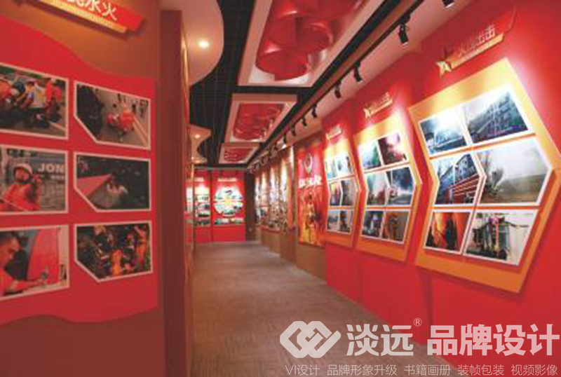 鞍山企業(yè)展廳、展館設計-消防大隊隊歷館設計1