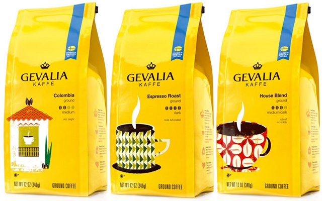 Gevalia高品質(zhì)咖啡包裝設(shè)計(jì)