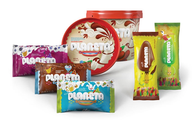 Planeta Ice Cream冰淇淋包裝設(shè)計