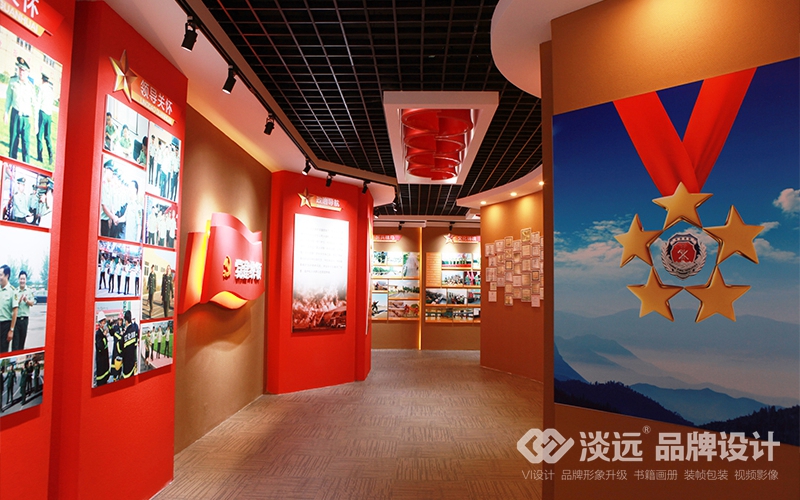 空間展示設(shè)計(jì)-遼陽市太子河消防大隊(duì)展廳