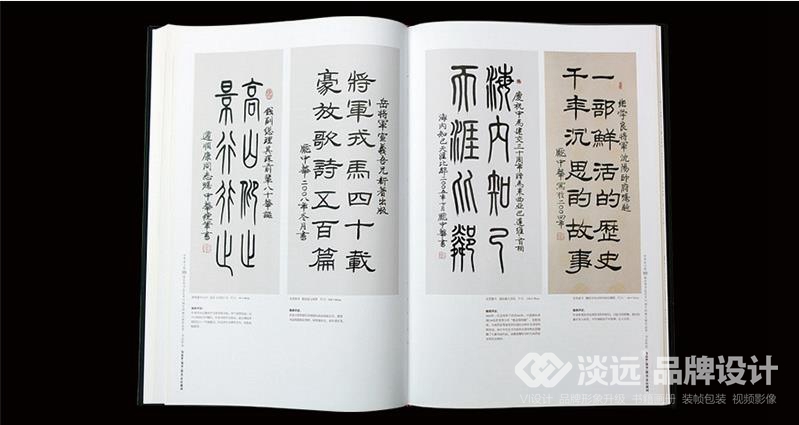 遼陽(yáng)畫(huà)冊(cè)設(shè)計(jì),龐中華書(shū)法藝術(shù)30周年回顧大展作品集