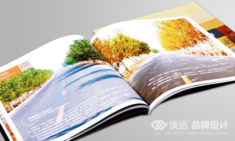 企業(yè)宣傳冊設(shè)計，遼陽市公路處年度畫冊
