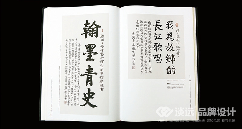 書籍畫冊設(shè)計(jì),龐中華書法藝術(shù)30周年回顧大展作品集