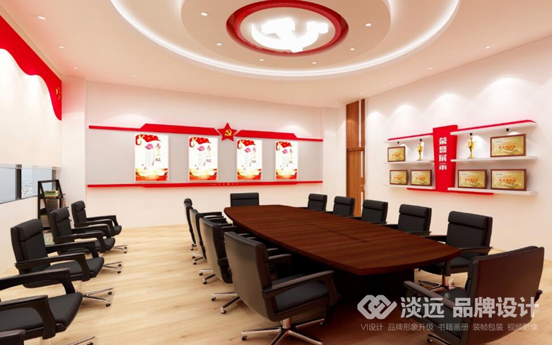 黨建展館設(shè)計(jì)案例,國(guó)網(wǎng)遼寧省分公司黨員活動(dòng)室