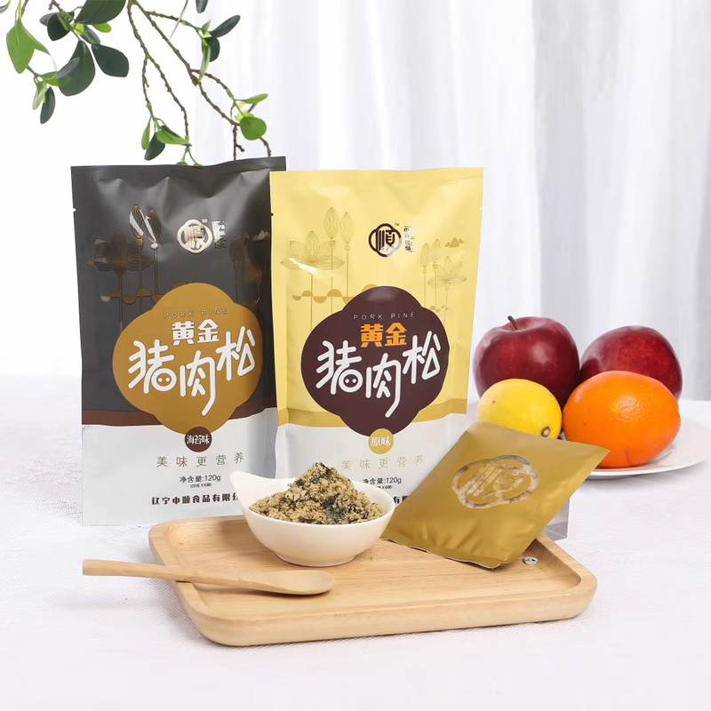 中順食品，肉松系列包裝