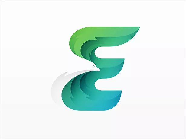 漸變立體質(zhì)感字母LOGO設(shè)計(jì)欣賞4