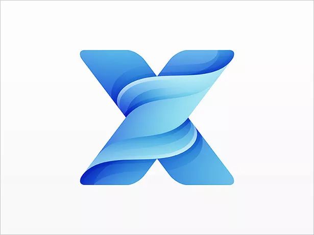 漸變立體質(zhì)感字母LOGO設(shè)計(jì)欣賞