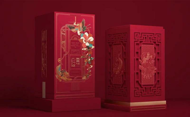 沈陽新年禮盒的包裝設(shè)計(jì)案例賞析